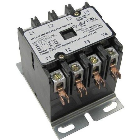 Commercial Hartland 208/240V 40/50A 4 Pole Contactor 441087